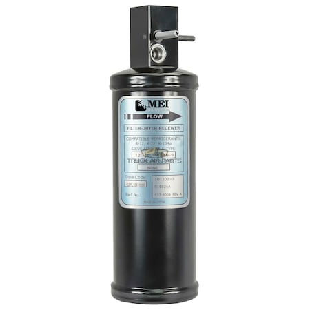 Truckair Receiver Drier - Oem Grade-Peterbilt 389 Series 2010-2013 Sleeper Application 07-1009A